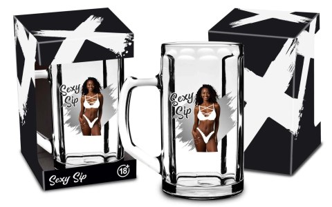 Kufel szklany Sexy Sip 500ml House of Mugs
