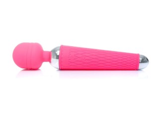 Masażer wand silikonowy B Series Magic różowy USB 19,5 cm 10 funkcji