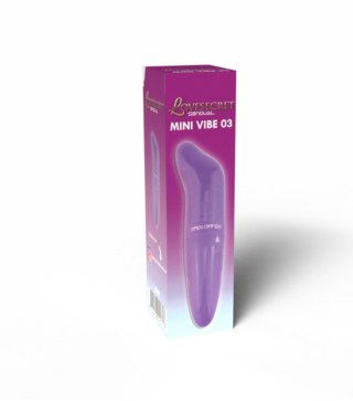 Mini Wibrator Punktu G Lovesecret Fioletowy na Baterie AAA
