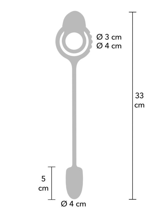 Pierścień wibrujący Thria Ultimate Couple Climaxer ToyJoy 33 cm