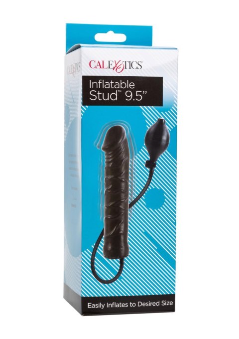 Plug analny pompowany lateksowy Calexotics czarny 24 cm