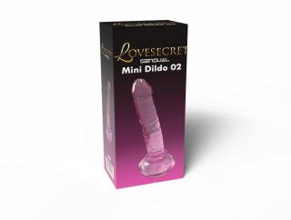 Realistyczne mini dildo Lovesecret różowe 14 cm