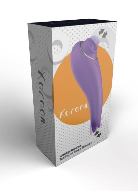 Stymulator Xocoon SalsaTap fioletowy silikonowy IPX6