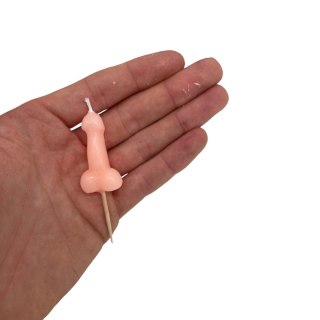 Świeczki w kształcie penisa Kinky Pleasure 5 szt cieliste