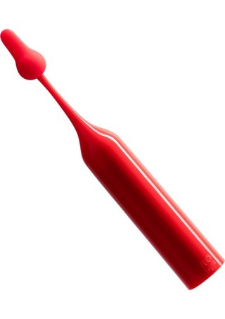 Wibrator ROMP Pop czerwony z wymiennymi końcówkami USB