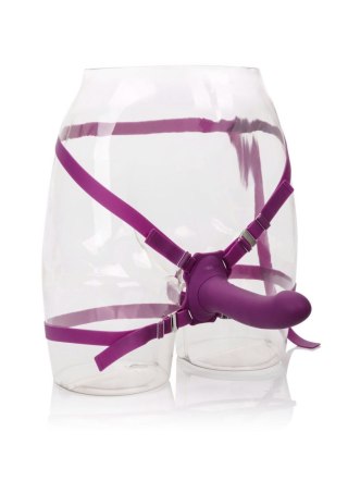 Wibrator do strap on Calexotics Me2 Rumbler fioletowy USB 16,5 cm