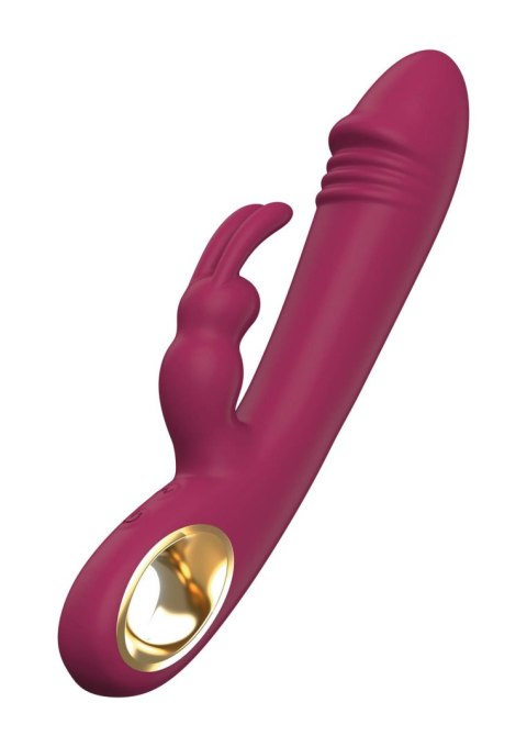 Wibrator króliczek Taygeta silikonowy fuksja USB 21 cm