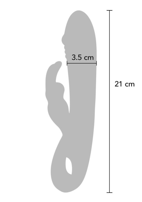 Wibrator króliczek Taygeta silikonowy fuksja USB 21 cm
