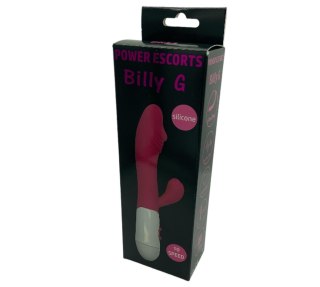 Wibrator króliczek silikonowy Power Escorts 20 cm czarny