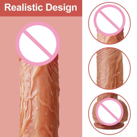 Wibrator realistyczny Lovesecret Premium z aplikacją 21.5 cm