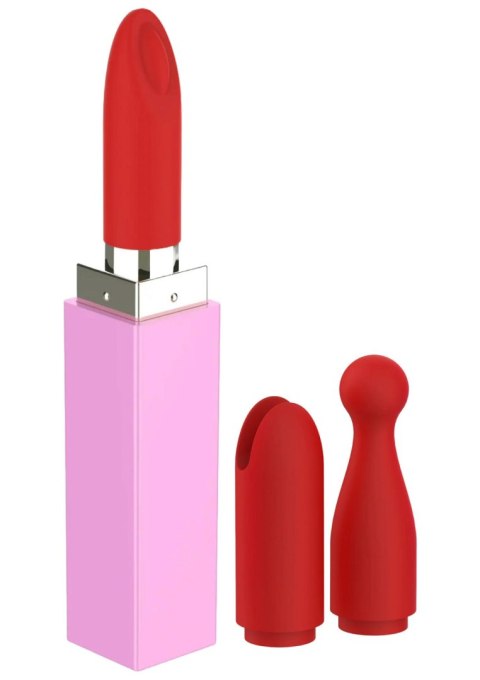 Wibrator szminka Xocoon Sealed With A Kiss różowy 11 cm USB