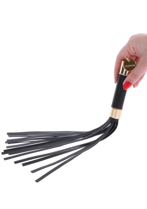 Czarny flogger Statement Taboom 33 cm