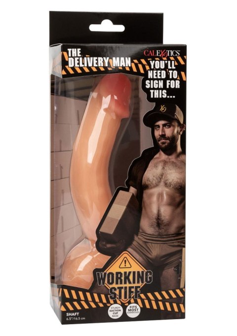 Dildo realistyczne Working Stiff The Delivery Man jasny odcień skóry