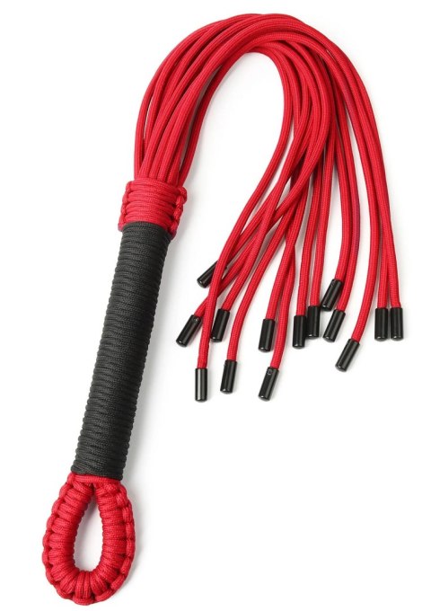 Flogger knot Taboom czerwony nylonowy