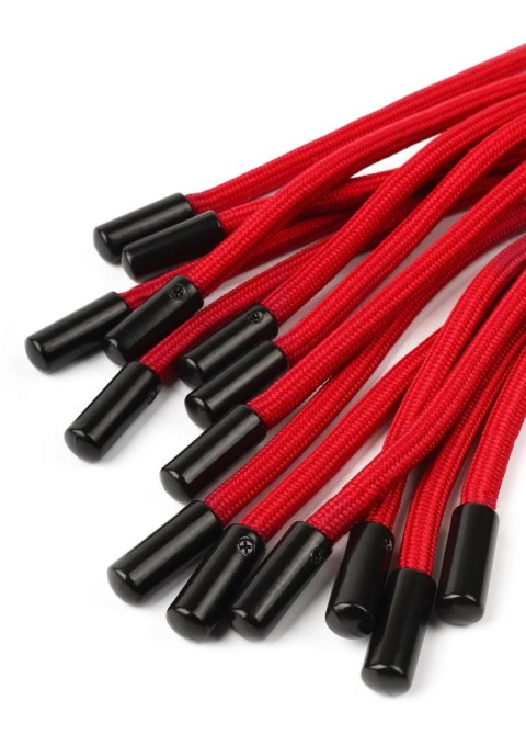 Flogger knot Taboom czerwony nylonowy