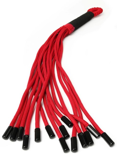 Flogger knot Taboom czerwony nylonowy