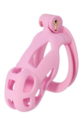 Klatka na penisa Hidden Desire różowa 10 cm ABS