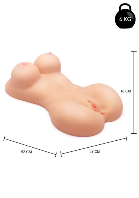 Masturbator z dużymi biustami Hidden Desire jasny odcień skóry