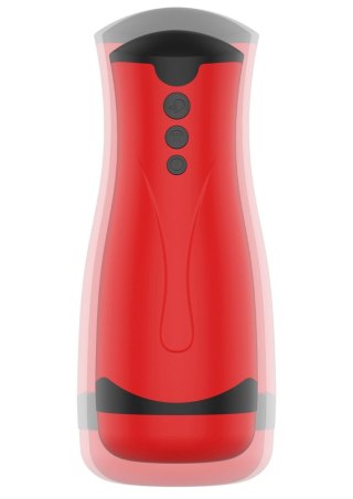 Masturbator z super ssaniem FUSION X Hidden Desire czerwony