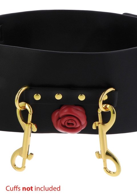 Pas bondage Taboom Wild Roses czarny