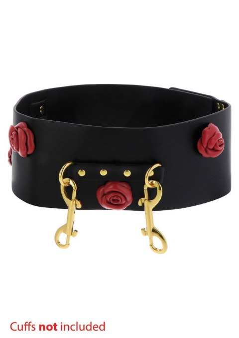 Pas bondage Taboom Wild Roses czarny