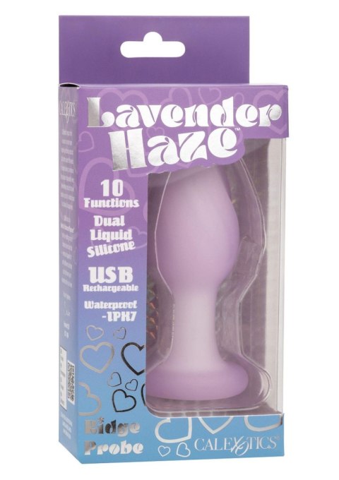 Plug analny wibrujący Calexotics Lavender Haze Ridge Probe fioletowy