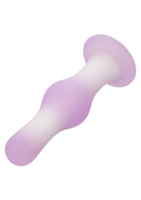 Silikonowy wibrujący korek analny Calexotics Lavender Haze fioletowy