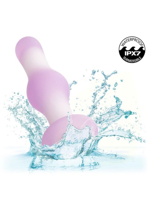 Silikonowy wibrujący korek analny Calexotics Lavender Haze fioletowy