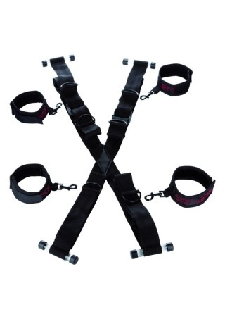 System kajdanek do drzwi Scandal Calexotics czarny 37 cm