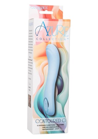 Wibrator punktu G silikonowy Calexotics Azure Collection niebieski