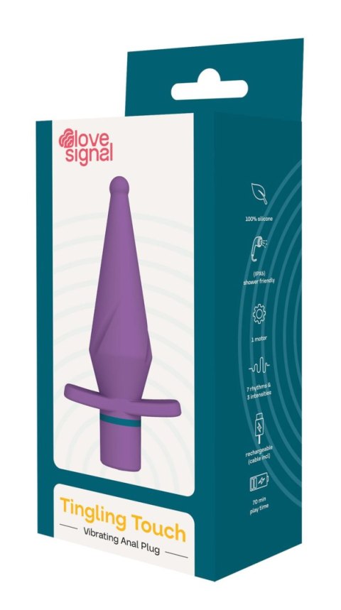 Korek analny wibrujący Tingling Touch Dream Toys silikonowy 13 cm USB