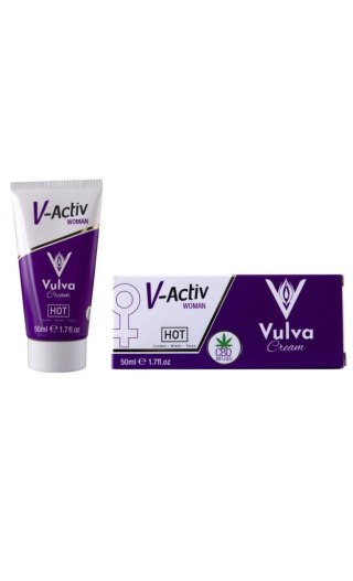 Krem stymulujący Hot VActiv z CBD do łechtaczki 50ml