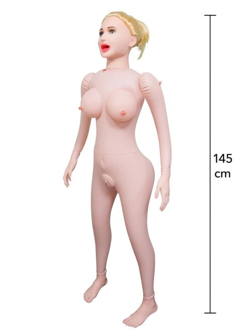 Lalka dmuchana Lusty Lola Hidden Desire blond 160 cm