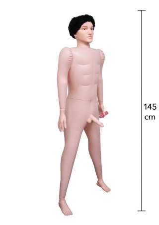 Lalka nadmuchiwana Big Boner Billie męska z wibracją 180 cm