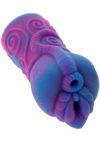 Masturbator silikonowy Seahorse Hidden Desire fioletowy 16 5 cm