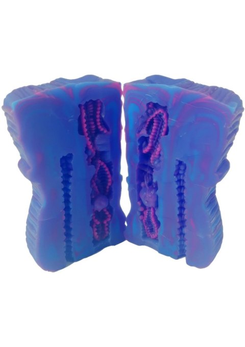 Masturbator silikonowy Seahorse Hidden Desire fioletowy 16 5 cm