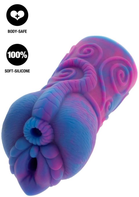 Masturbator silikonowy Seahorse Hidden Desire fioletowy 16 5 cm