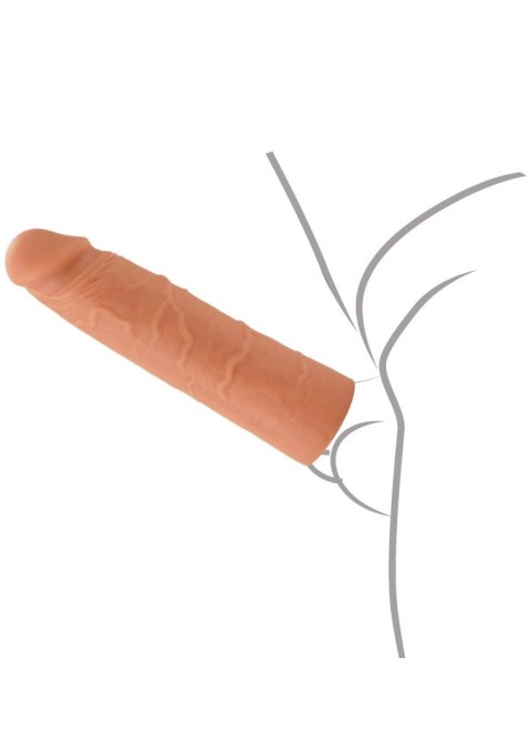Nakładka przedłużająca silikonowa Hidden Desire Inferno 20 cm
