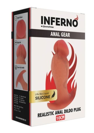 Realistyczny korek analny silikonowy Hidden Desire 10 cm