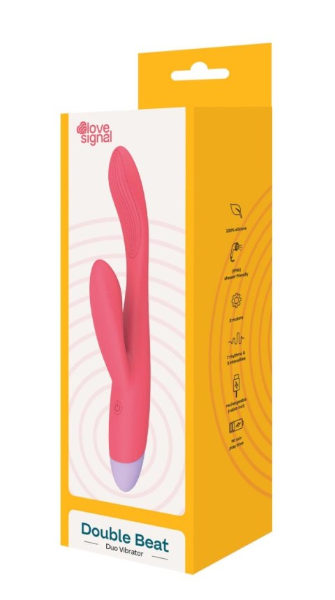 Wibrator króliczek Double Beat Dream Toys silikonowy USB