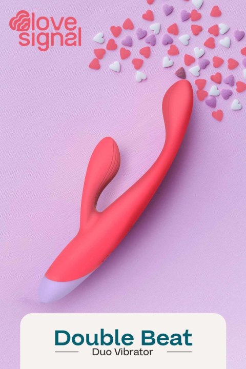 Wibrator króliczek Double Beat Dream Toys silikonowy USB