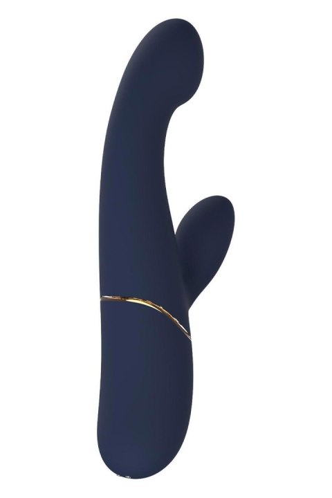 Wibrator króliczek duo Hestia ciemnoniebieski silikonowy USB 21 cm Dreamtoy
