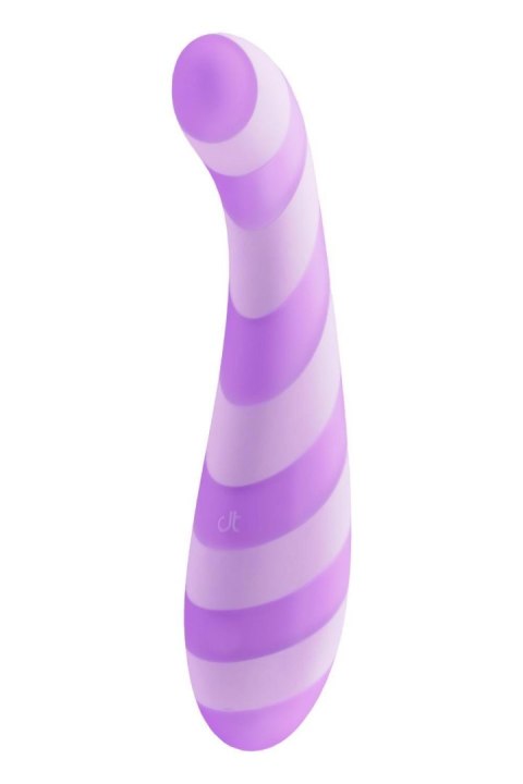 Wibrator punktu G Glitz Purple Pleasure fioletowy USB 15,7 cm