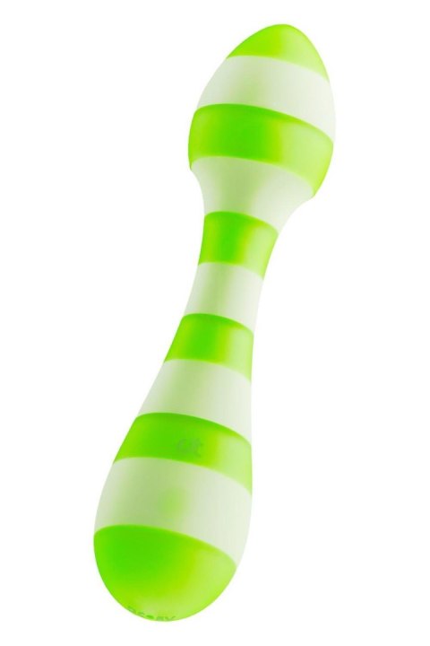 Wibrator wand Glitz Green Girl zielony USB 14,5 cm