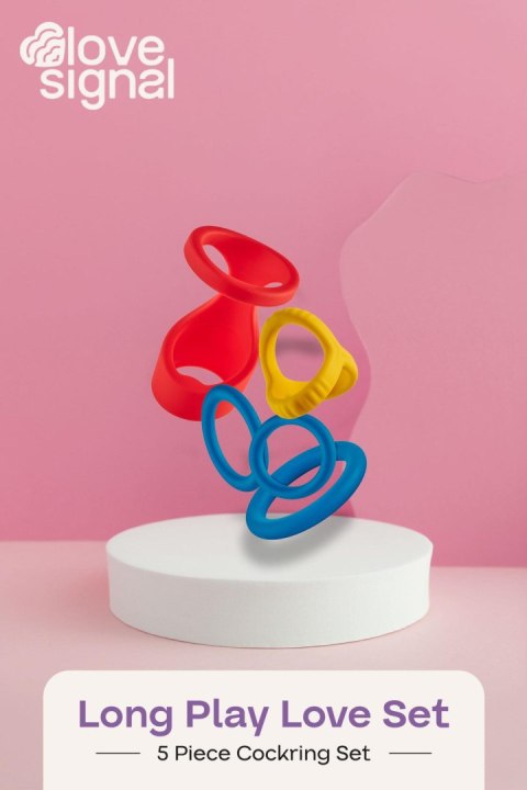 Zestaw pierścieni silikonowych Dream Toys Long Play Love Set