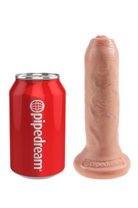 Dildo King Cock 6 cali nieobrzezany jasny