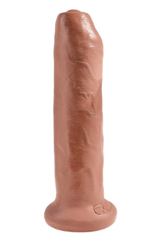 Dildo realistyczne King Cock nieobritzane 18 cm opalony