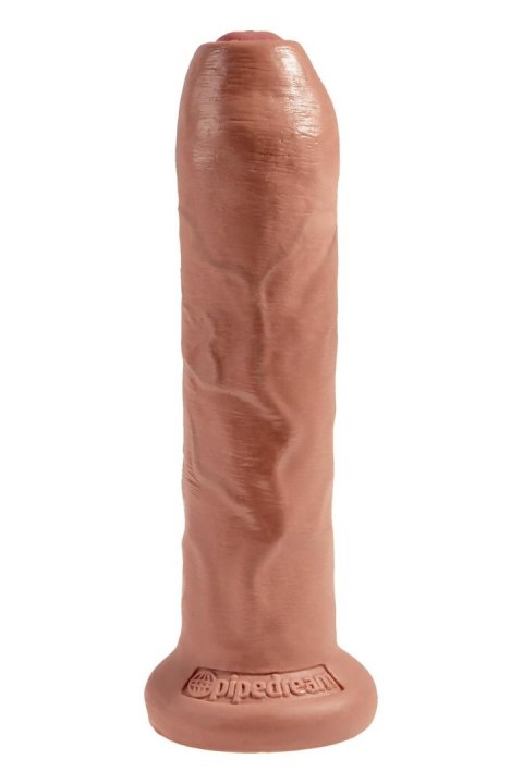 Dildo realistyczne King Cock nieobritzane 18 cm opalony