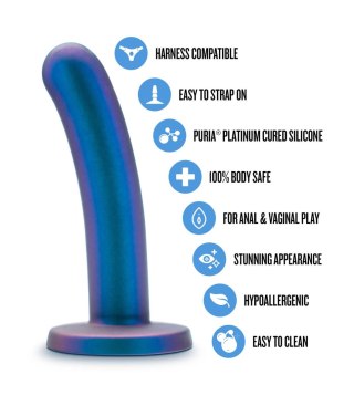 Dildo realistyczne Temptasia Surrender niebieskie 14 cm