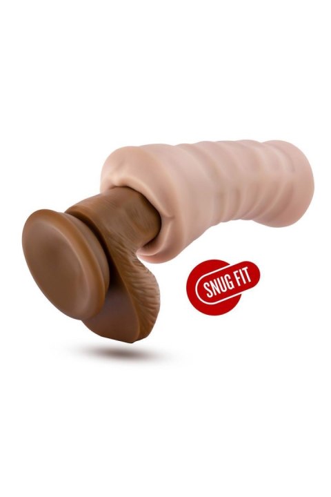 Masturbator wibrujący Nicole beżowy Blush